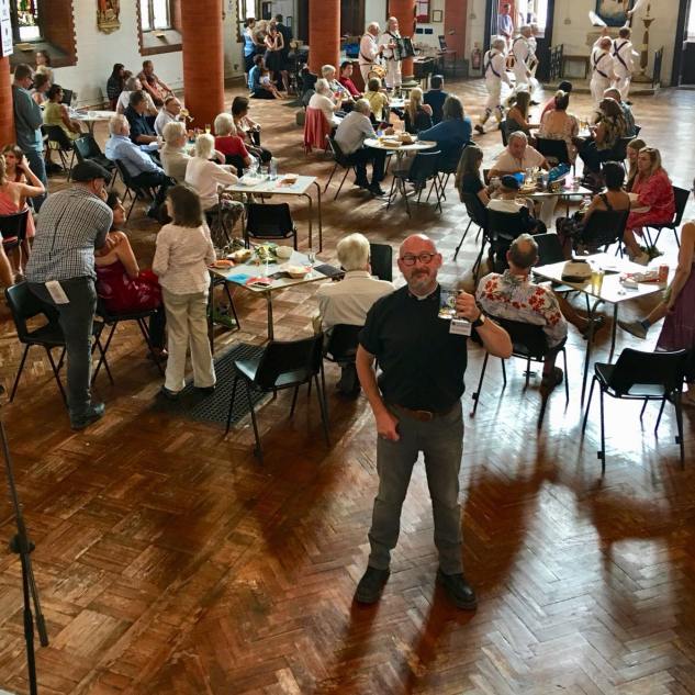 Richard Watson at the beer and fizz festival